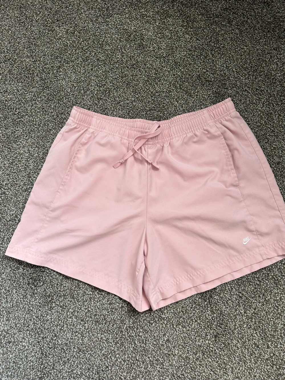 Nike Women’s Light Pink Athletic Drawstring Shorts